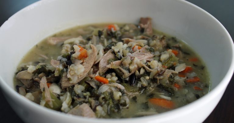 turkey rice soup