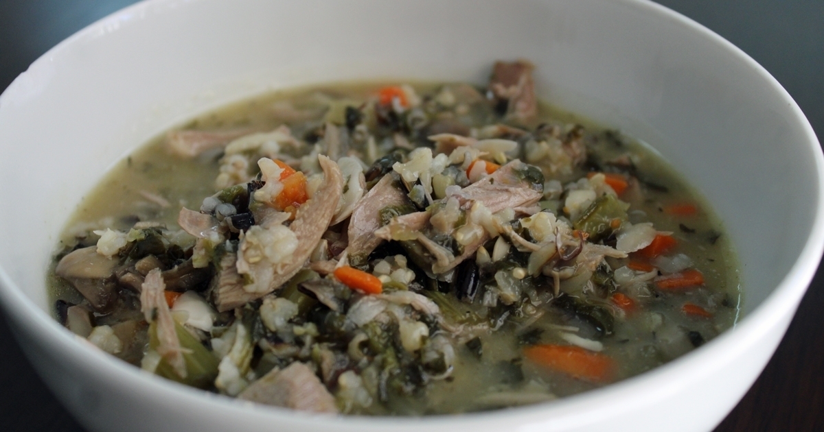 turkey rice soup