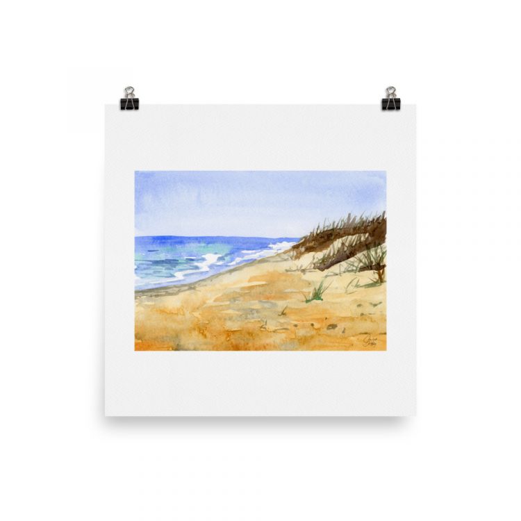 Print – Dunes in Watercolor II