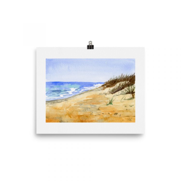 Print – Dunes in Watercolor II