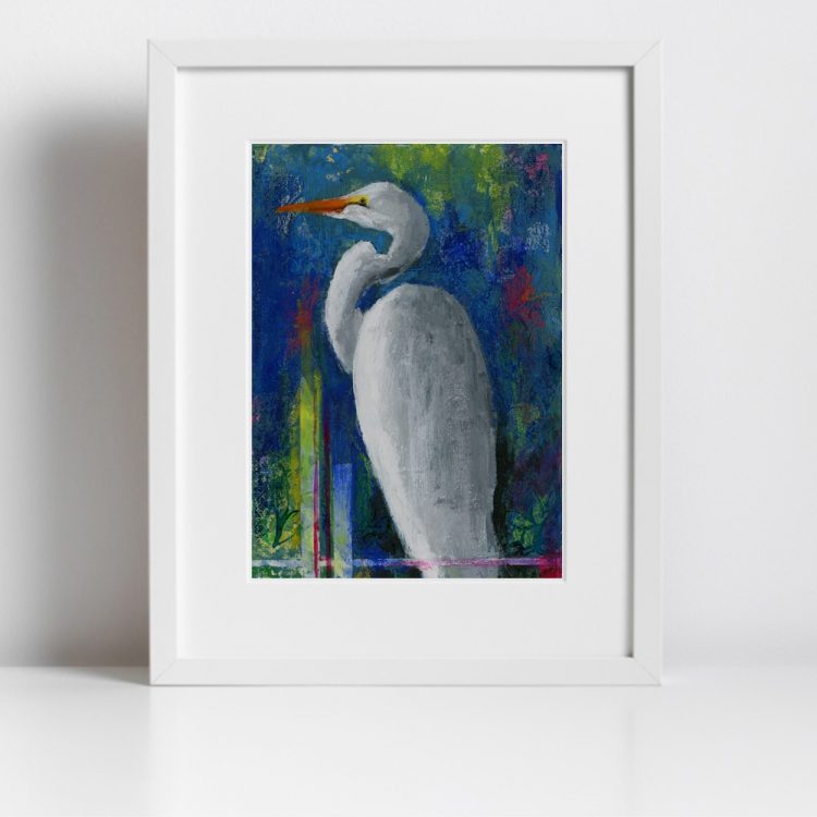 Print - Great Egret I