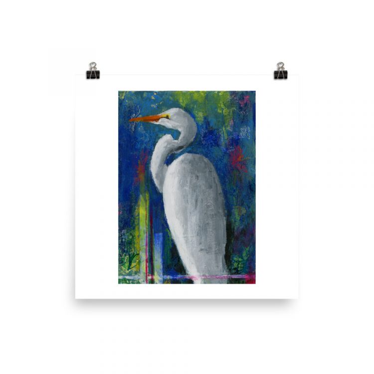 Print - Great Egret I