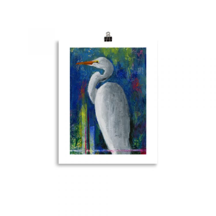 Print - Great Egret I