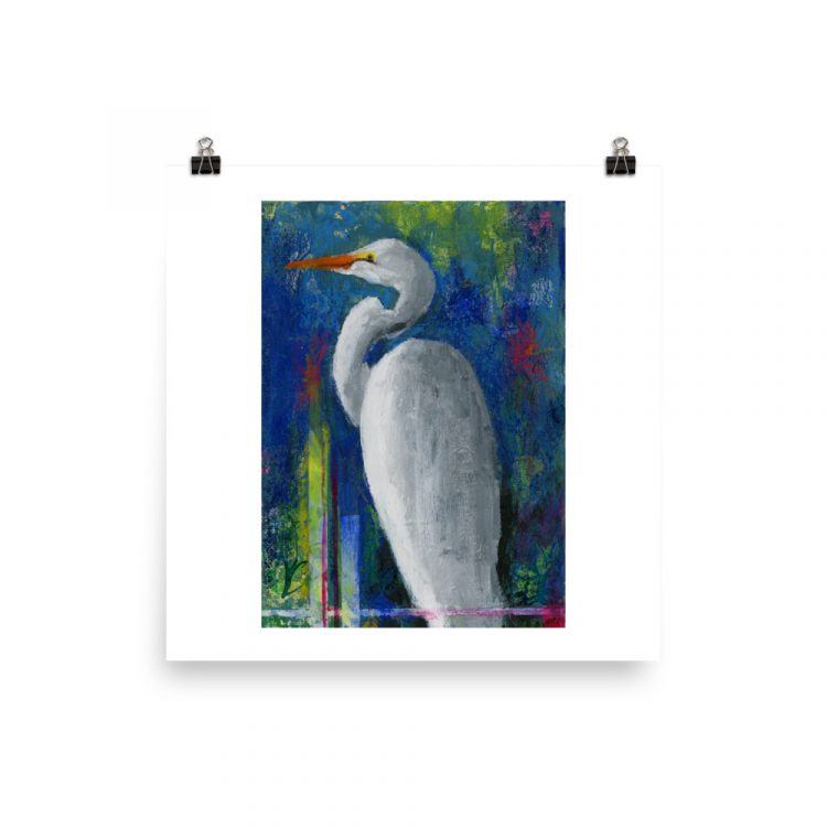 Print - Great Egret I