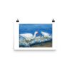 Print - White Ibises Fishing