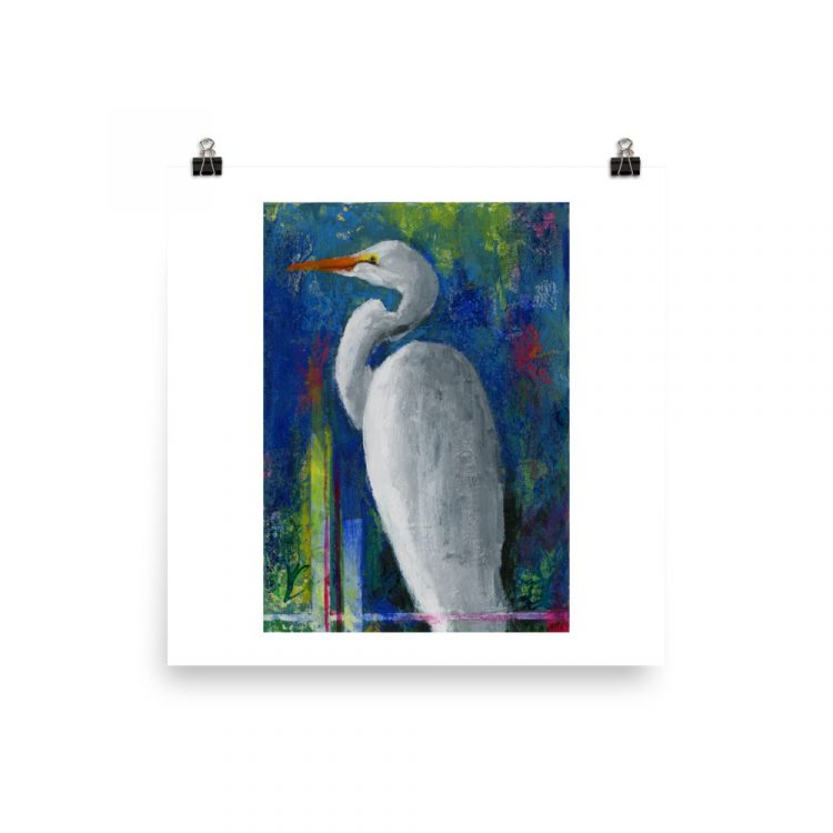 Print - Great Egret I