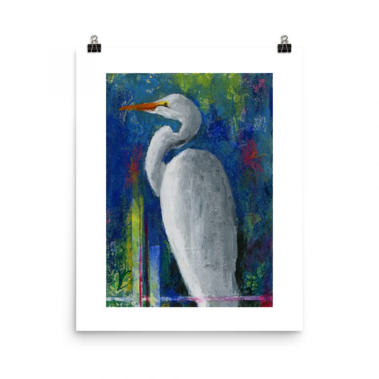 Print - Great Egret I