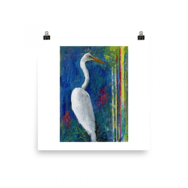 enhanced-matte-paper-poster-in-18x18-transparent-640282f6efc44.jpg Print - Great Egret III