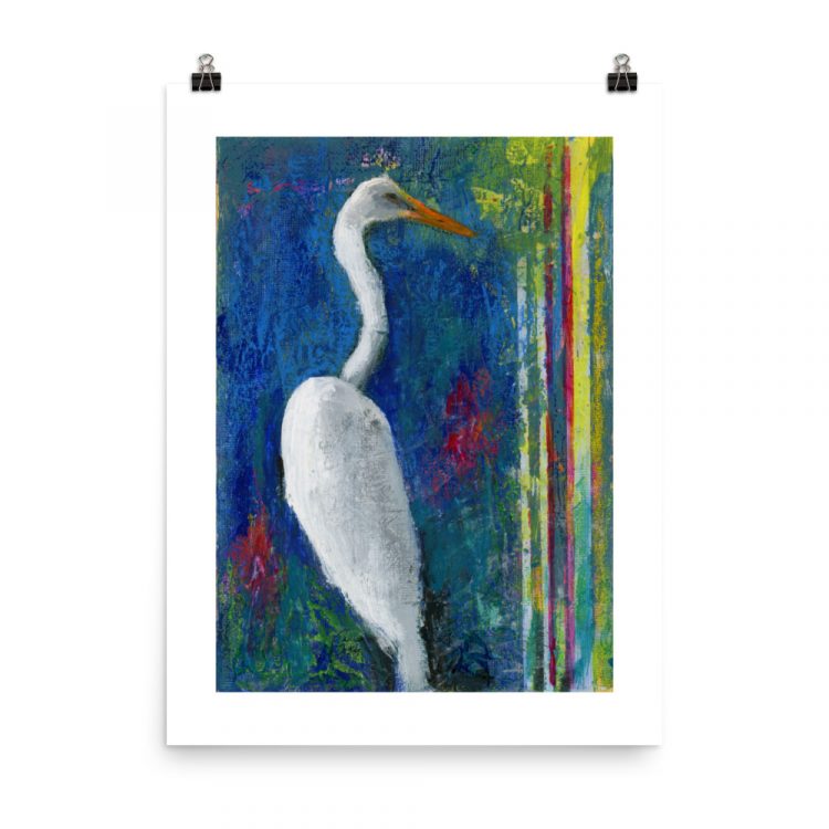 enhanced-matte-paper-poster-in-18x24-transparent-640282f6efca1.jpg Print - Great Egret III