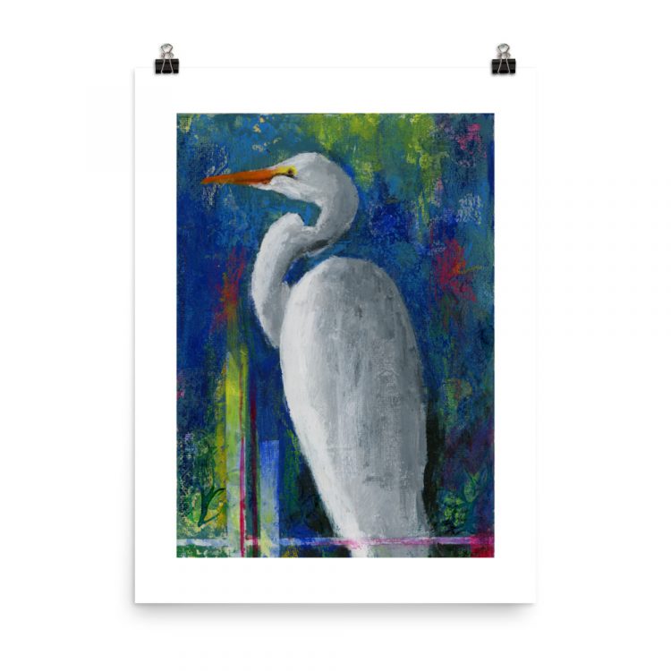Print - Great Egret I