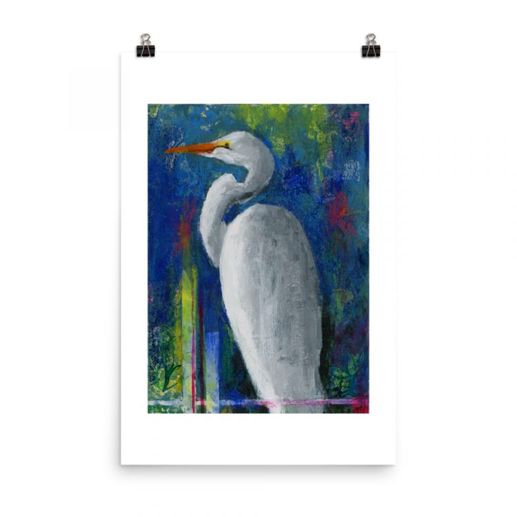 Print - Great Egret I