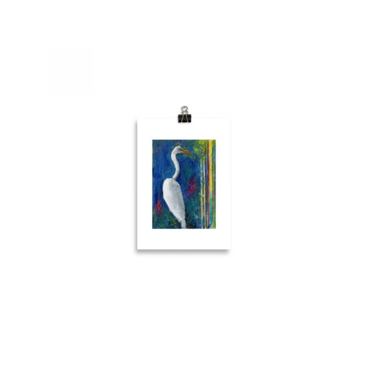 enhanced-matte-paper-poster-in-5x7-transparent-640282f6efdf3.jpg Print - Great Egret III