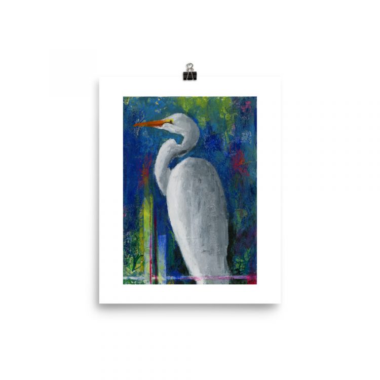 Print - Great Egret I