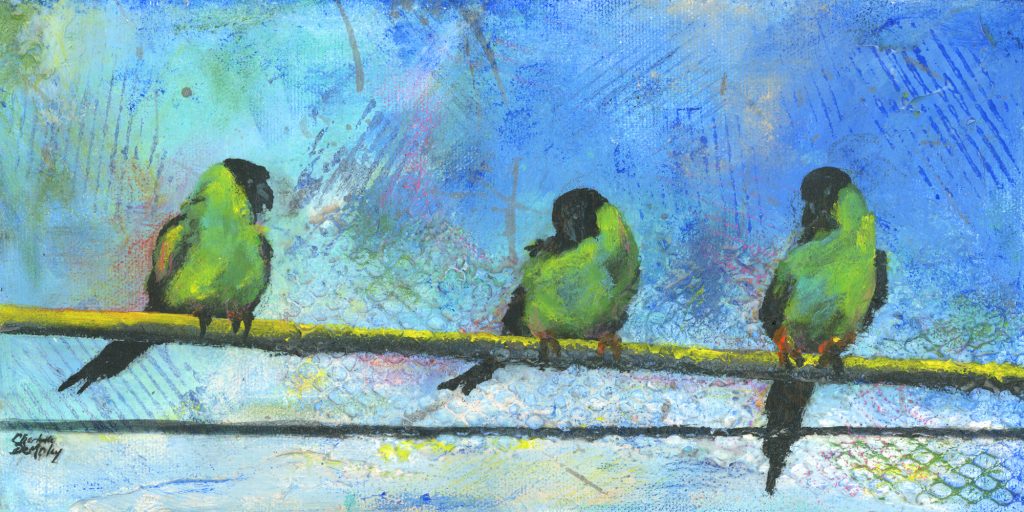 Morning Gossip painting