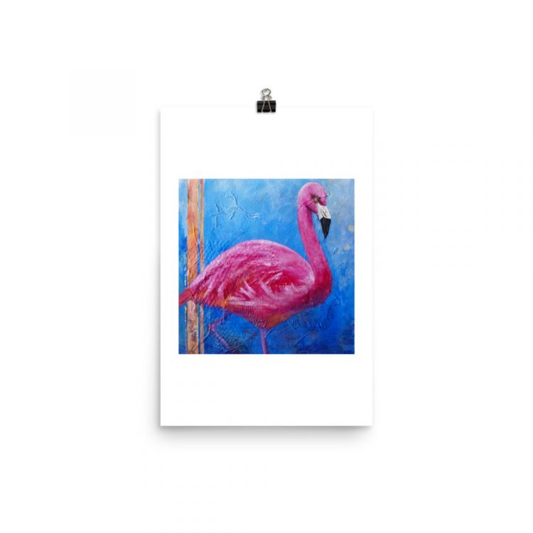 Print – American Flamingo: Pink Ladies of Florida