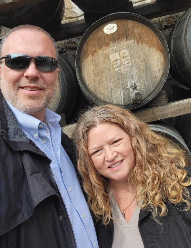 Me at at winery in Napa Valley.