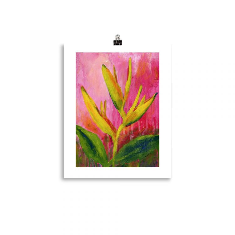 Print - Heliconia