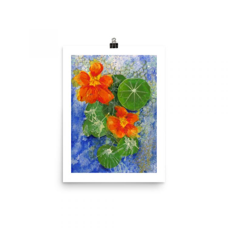enhanced-matte-paper-poster-in-12x16-transparent-66da5ae16928a.jpg Print - Nasturtium