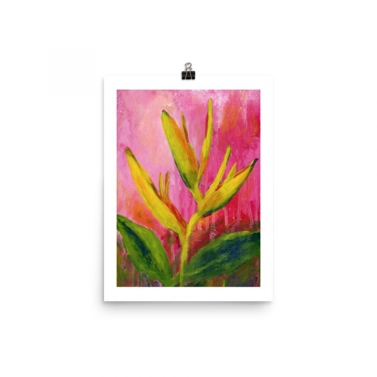 Print - Heliconia