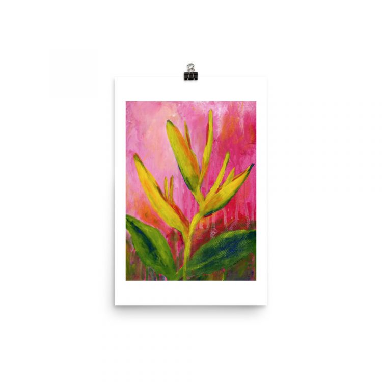 Print - Heliconia