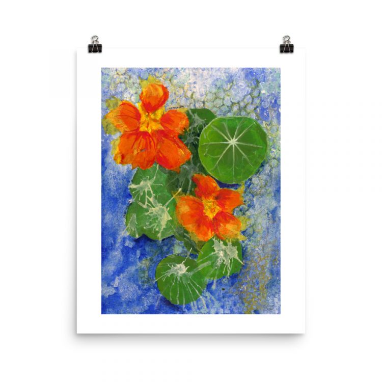 enhanced-matte-paper-poster-in-16x20-transparent-66da5ae1697b3.jpg Print - Nasturtium