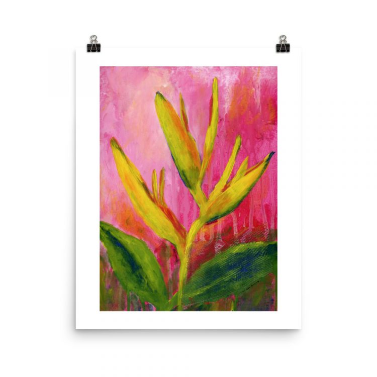 Print - Heliconia
