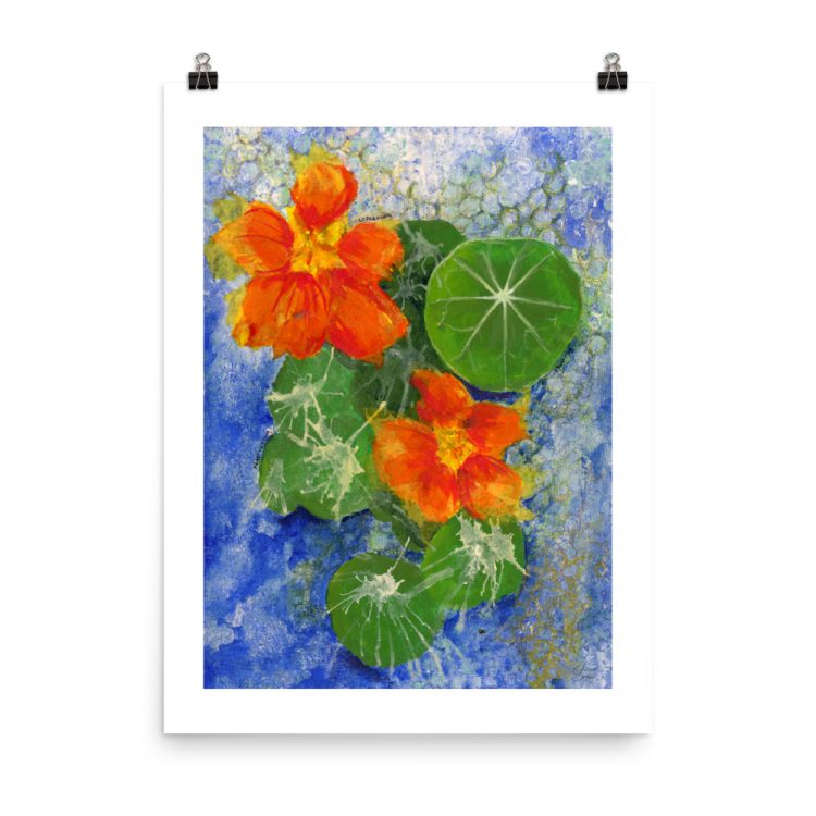 enhanced-matte-paper-poster-in-18x24-transparent-66da5ae169a52.jpg Print - Nasturtium