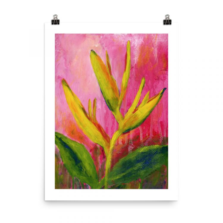 Print - Heliconia