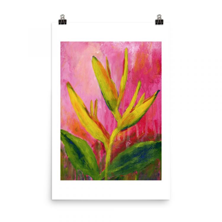 Print - Heliconia