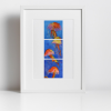 Dancing Jellies print framed example