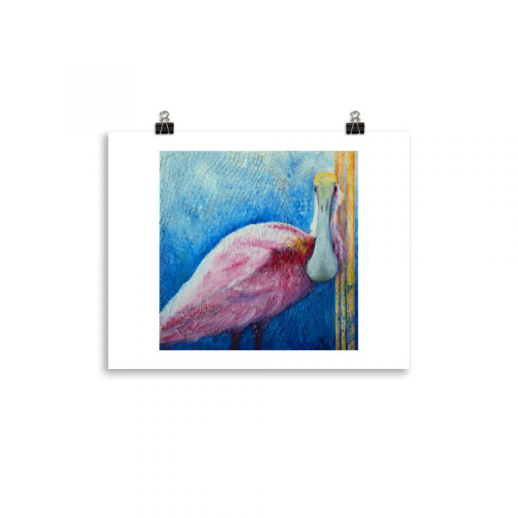 enhanced-matte-paper-poster-in-11x14-transparent-681384bd00dba.jpg Print - Roseate Spoonbill: Pink Ladies of Florida
