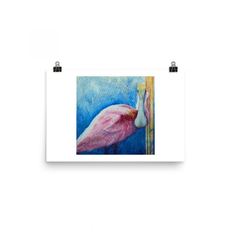 enhanced-matte-paper-poster-in-12x18-transparent-681384bd01115.jpg Print - Roseate Spoonbill: Pink Ladies of Florida
