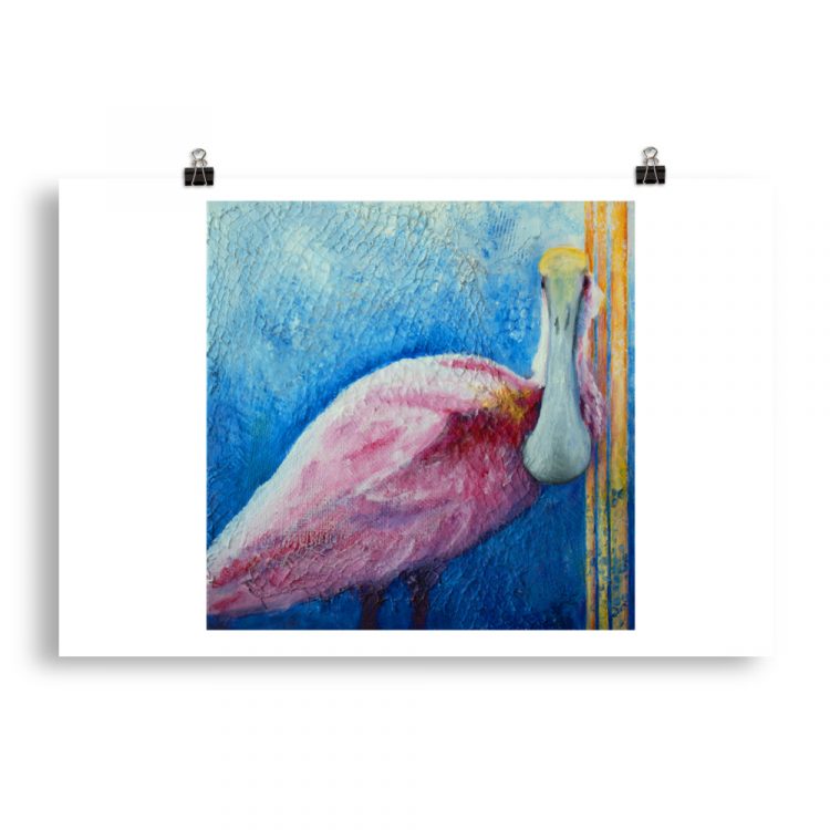 enhanced-matte-paper-poster-in-20x30-transparent-681384bd0163e.jpg Print - Roseate Spoonbill: Pink Ladies of Florida