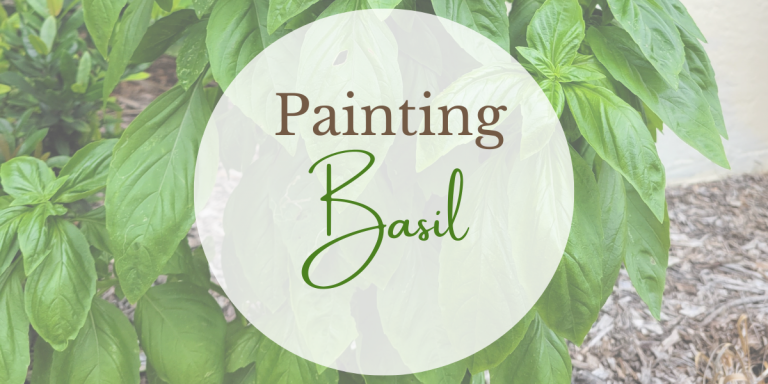 header for painting basil