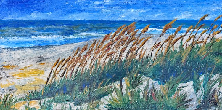 sea breeze painting of dunes