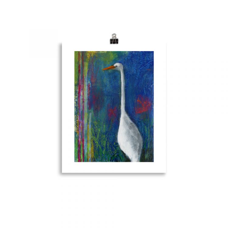 enhanced-matte-paper-poster-in-11x14-transparent-698e789c41da9.jpg Print - Great Egret II