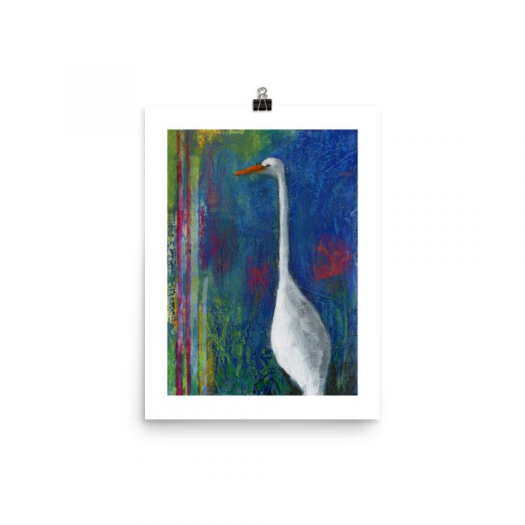 enhanced-matte-paper-poster-in-12x16-transparent-698e789c41efe.jpg Print - Great Egret II