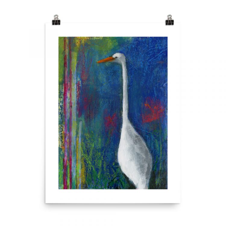 enhanced-matte-paper-poster-in-18x24-transparent-698e789c4229f.jpg Print - Great Egret II