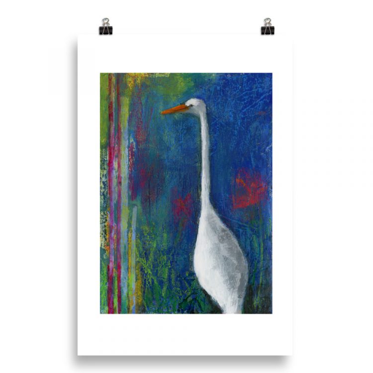enhanced-matte-paper-poster-in-20x30-transparent-698e789c42358.jpg Print - Great Egret II
