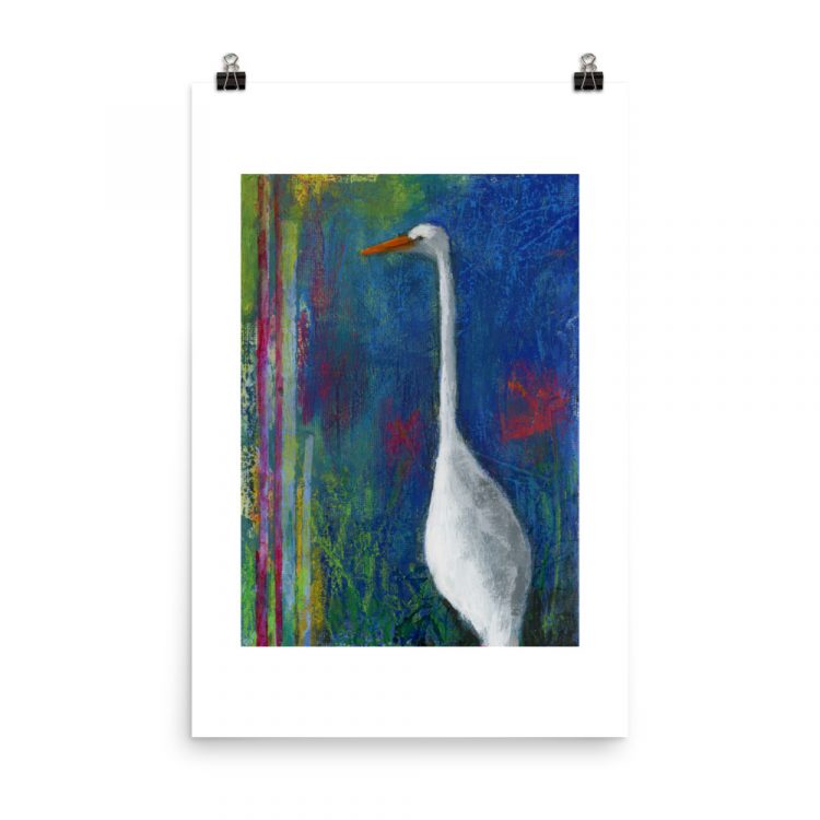 enhanced-matte-paper-poster-in-24x36-transparent-698e789c423ee.jpg Print - Great Egret II