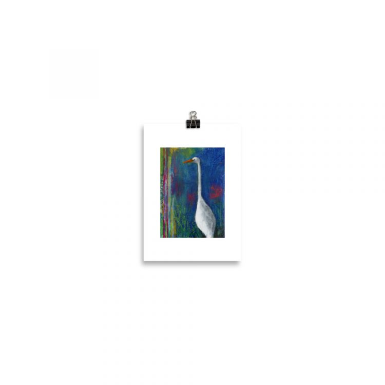 enhanced-matte-paper-poster-in-5x7-transparent-698e789c4248c.jpg Print - Great Egret II